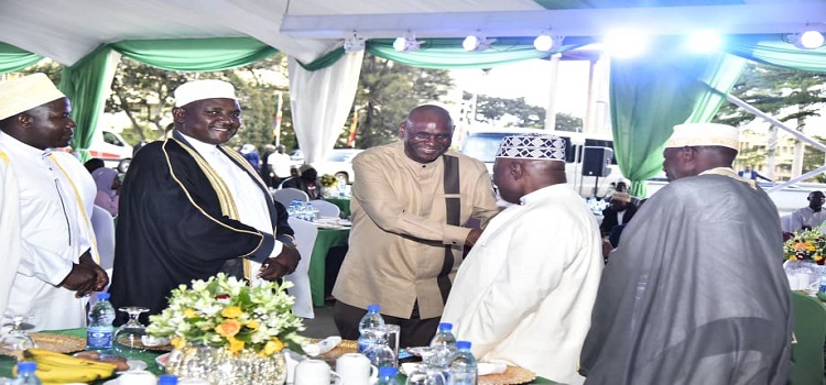 Some of the muslim leaders who attend the Iftar dinner